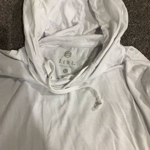 Zine Large Short Sleeved Hooded Sweatshirt